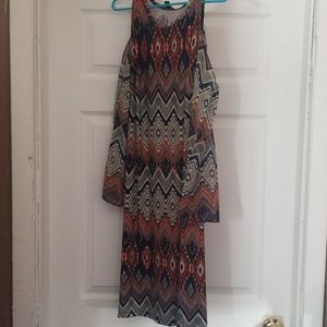 Cold shoulder dress